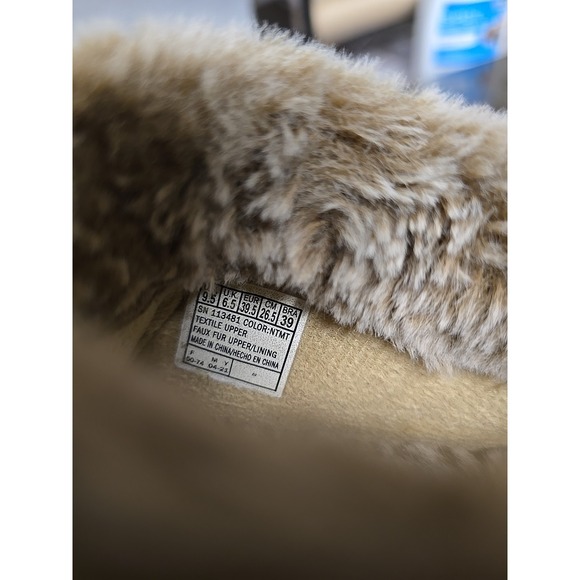 Skechers Womens BOBS Too Cozy Pooch Parade Memory Foam Slippers 9.5 Faux Fur Dog - Picture 7 of 8